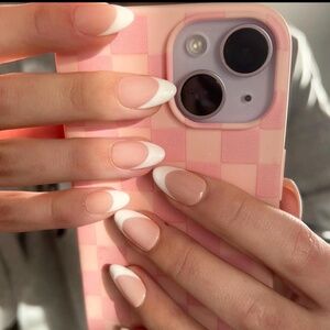 Handmade French Tip Press-On Nails